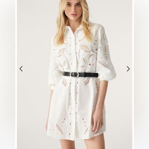 Ba&sh White Manhattan Dress, Size S